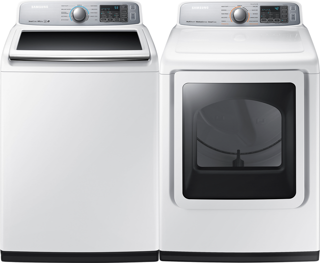 Samsung White Laundry Pair-0