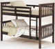 Bernards Sadler Merlot Twin/Twin Bunk Bed-0