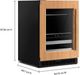 KitchenAid® 24" 4.8 Cu. Ft. Panel Ready Undercounter Beverage Centre-4