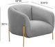 TOV Furniture Kandra Gray Accent Chair-2