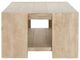 Classic Home Troy Aged Cream 60" Coffee Table-3