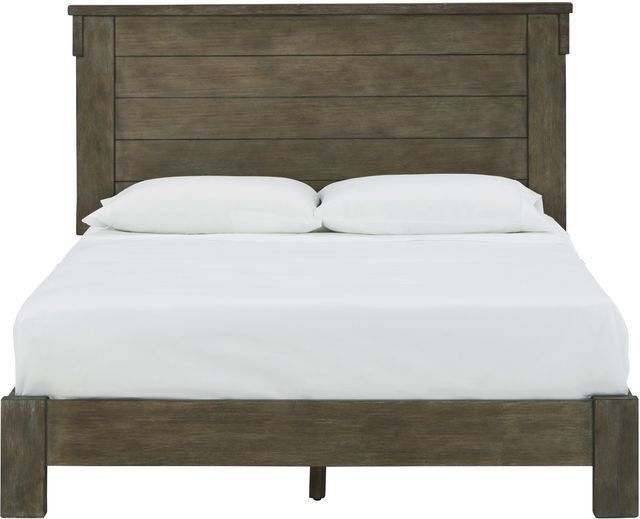 Signature Design by Ashley® Shamryn Grayish Brown Full Panel Bed-2