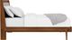 Riverside Furniture Elsie Classic Walnut King Upholstered Platform Bed-4