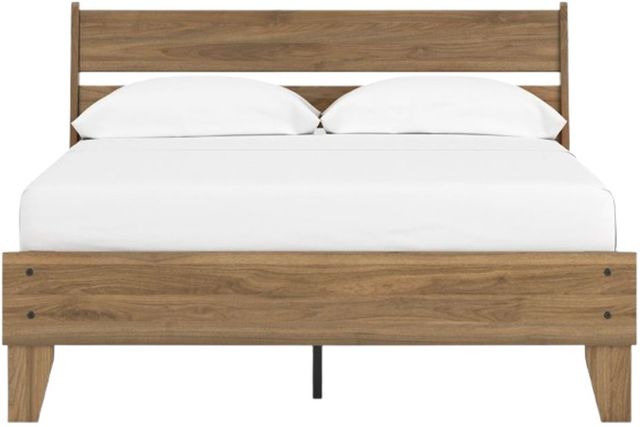Signature Design by Ashley® Deanlow Honey Full Platform Panel Bed-1