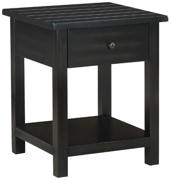Coaster® Payne Java 1-Drawer End Table-0
