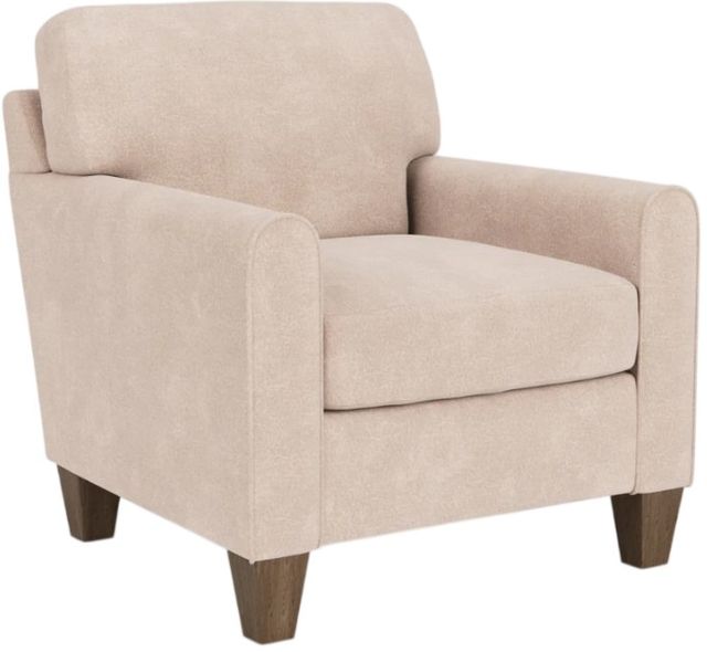 Flexsteel® Customizable Moxy Square Cushion with Rounded Mailbox Arm Chair -2