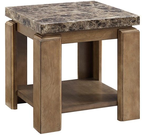 Bernards Waxhaw Brown End Table-0
