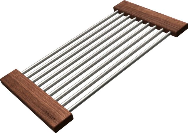 The Galley® American Black Walnut Upper Tier Drying Rack -0