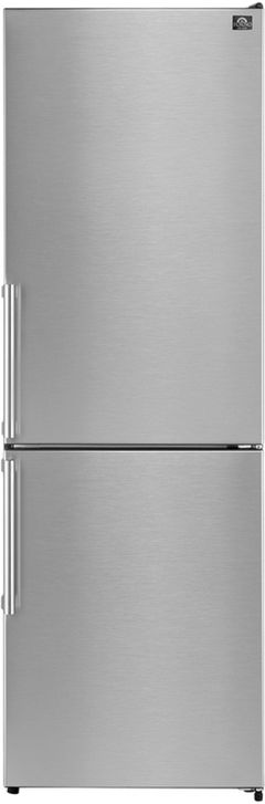 FORNO® Guardia 24" 10.8 Cu. Ft. Stainless Steel Counter Depth Bottom Freezer Refrigerator