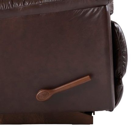 La-Z-Boy® Joshua Chestnut Leather Manual Rocking Recliner-3