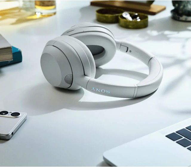 Sony® ULT WEAR Off-White Wireless Noise Cancelling Over-Ear Headphones-4