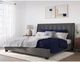 Modus Furniture Madera Dark Charcoal Eastern King Upholstered Platform Bed-4