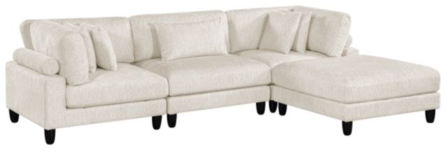Homelegance® Robstown 4-Piece Beige Modular Sectional with Ottoman-0