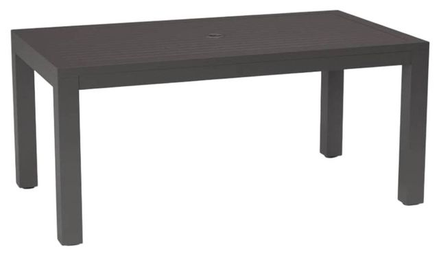 Sunset West Vegas Graphite Metal Outdoor Dining Table-0