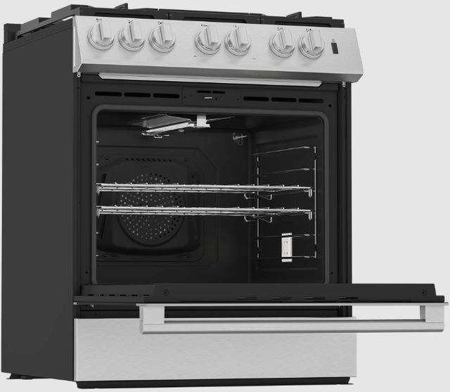 Blomberg­® 30" Stainless Steel Full Depth Slide-In Gas Range-3