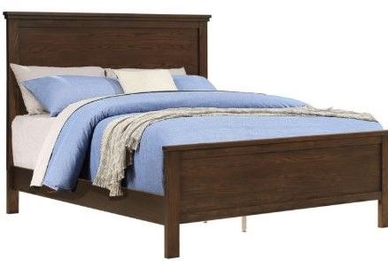 Winners Only® Cumberland Dark Brown Panel Queen Bed-0