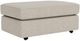 Flexsteel® Customizable Vail Cocktail Ottoman with Casters-1