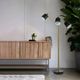 Renwil® Everren Meander Matte Black/Brass Floor Lamp-4