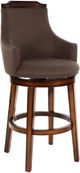 Mazin Furniture Bayshore Chocolate Swivel Bar Chair-0