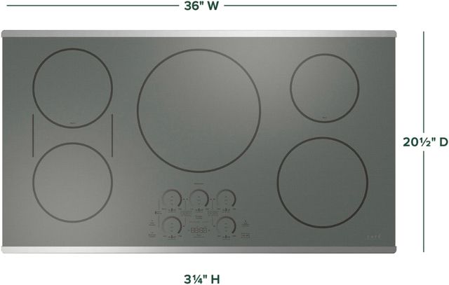 Café™ 36" Stainless Steel Induction Cooktop-2