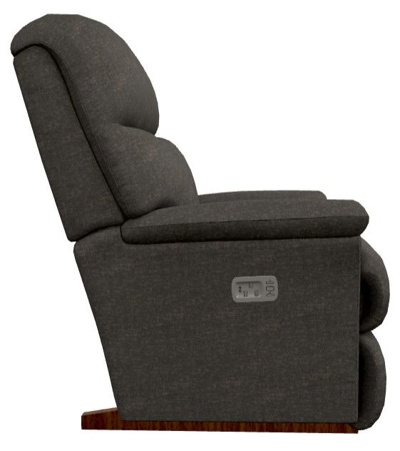 La-Z-Boy® Reed Walnut Power Rocking Recliner with Headrest-2