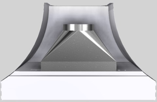 Vent-A-Hood® Designer Series 48" White Wall Mounted Range Hood-3