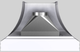 Vent-A-Hood® Designer Series 48" White Wall Mounted Range Hood-3
