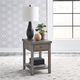 Liberty Furniture Modern Farmhouse Dusty Charcoal Chairside Table-1