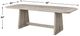 Uttermost® Harbor Cerused Wheat Herringbone Wooden Indoor-Outdoor Dining Table-4