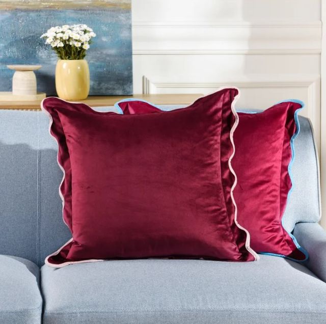 Stylecraft Tamara Day Red 22" Designer Pillow-1