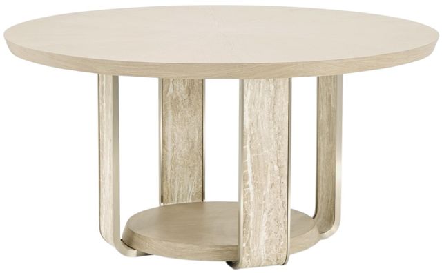 Michael Amini® Lotus Bay Sand 60'' Round Dining Table-0