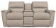 La-Z-Boy® Ava Ivory Leather Power Reclining Loveseat with Console and Headrest-1