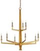 Currey & Company Goldfinch Washed Lucerne Gold Large Chandelier-1
