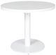 CabanaCoast® Customizable Origin Aluminum 32'' Outdoor Round Pedestal Balcony Table-0