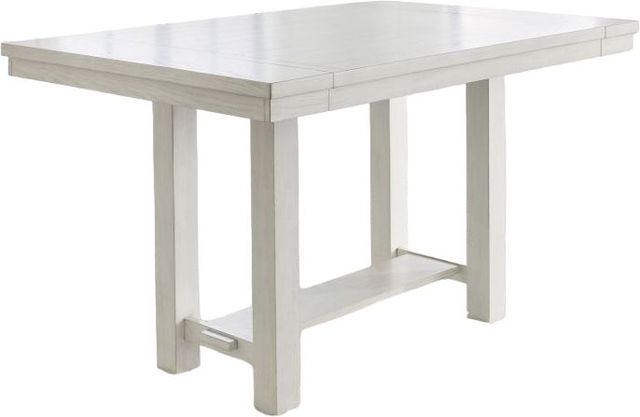 Signature Design by Ashley® Robbinsdale 5-Piece Antique White Counter Height Dining Table Set-1