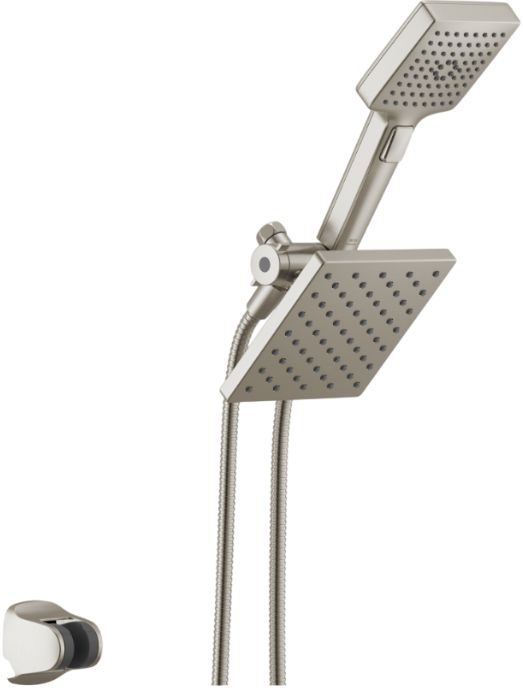 Delta Universal Showering Stainless 5-Setting Two-in-One Combination Shower with Additional Mount-0