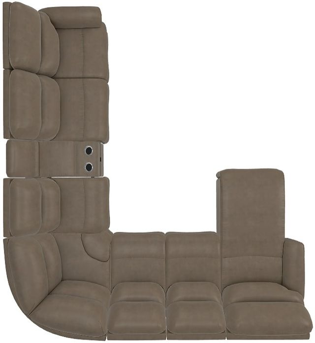 La-Z-Boy® Trouper Mink Reclining Sectional with Custom Layout Options-3