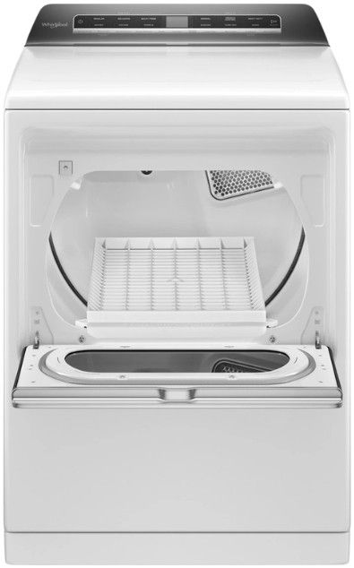 Whirlpool® 7.4 Cu. Ft. White Front Load Gas Dryer with Advanced Moisture Sensing-4
