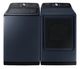 Samsung 7155 Series Navy Top Load Washer & Electric Dryer Laundry Pair-0