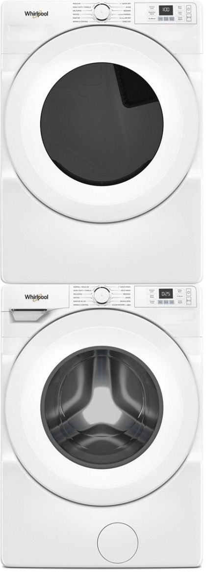 Whirlpool® 7.4 Cu. Ft. White Front Load Electric Dryer-3