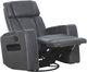Primo™ International Heritage Colton Leather-Match Charcoal Manual Swivel Glider Recliner-1
