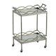 A & B Home Nickel Bar Cart -0