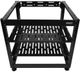 Sanus® Component Series Black 10U Stackable Skeleton Rack-2