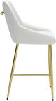 Zuo® Modern Madelaine Gold/White Counter Stool-2