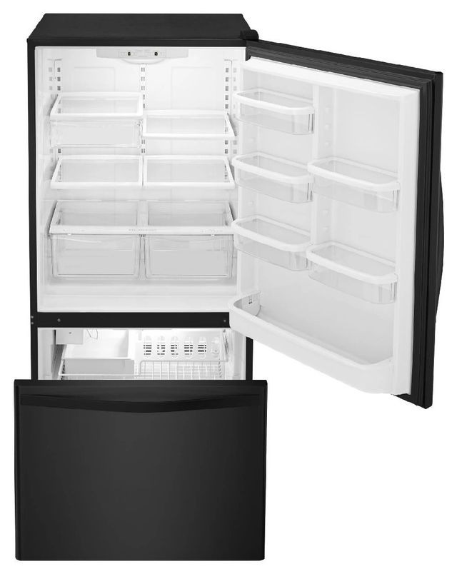 Whirlpool® Gold® 22.1 Cu. Ft. Black Bottom Freezer Refrigerator-1