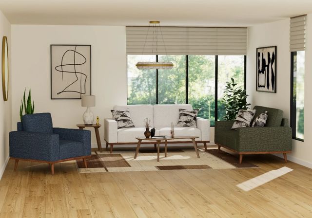 Emerald Home Heath Dark Olive Loveseat-1