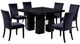 Global Furniture USA D04 7-Piece Black Occasional Table Set-0
