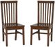 Linon Tory 2-Piece Walnut Dining Chair Set-0