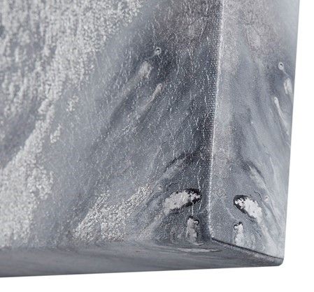 Olliix by Madison Park Bliss Abstract Gel Coat Canvas with Silver Foil Embellishment-2
