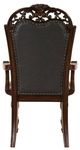 Homelegance® Adelina Brown-Cherry Arm Chair-3